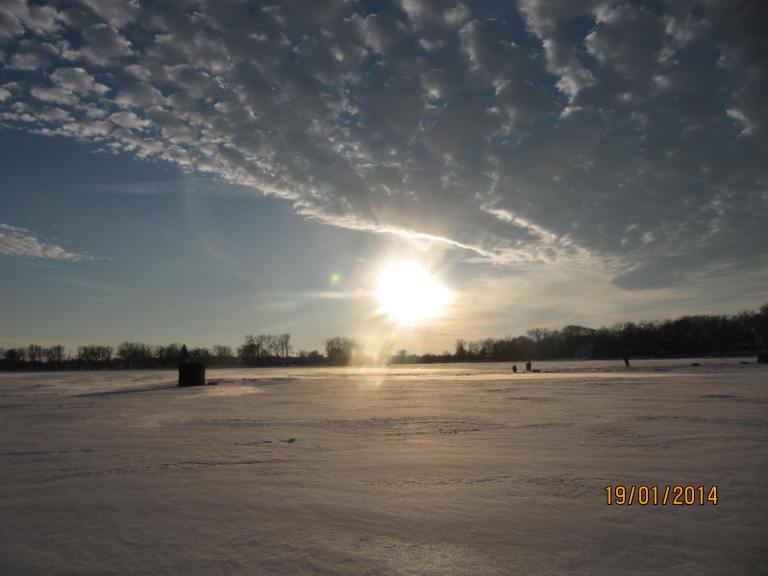 frozen lake genese lake
