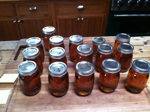 Sirop d'erable maison etape 10